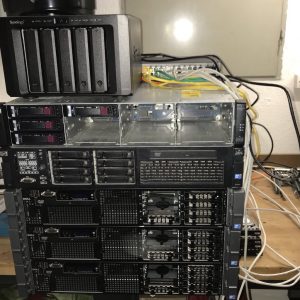 The DELL servers, my ProLiant, the MSA and my lab NAS